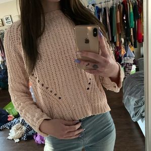 Pastel pink sweater